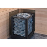 Печь электрическая HARVIA MODULO COMBI MD160GSA BLACK с парогенератором, автоматический залив воды, без пульта HMD1604GSA