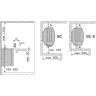 Печь электрическая HARVIA VEGA BC80 со встроенным пультом HCB800400S
